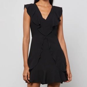 BCBG Crisscross Ruffle Dress